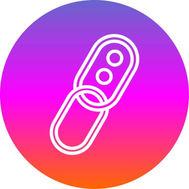 Zincir simgesi, vektör illüstrasyonu