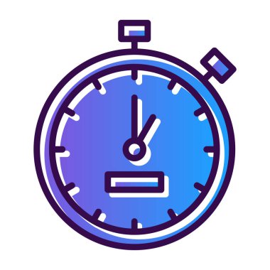 Kronometre simgesi çizimi 