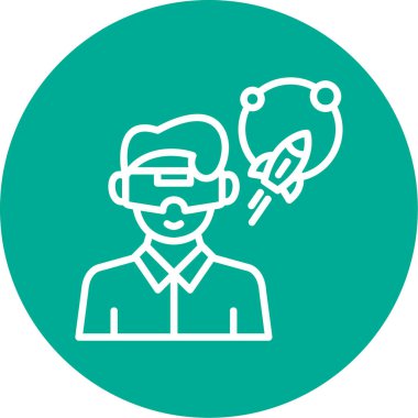 Modern simgenin vektör illüstrasyonu