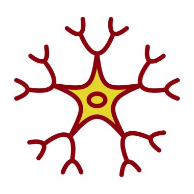 İnsan beyni anatomisi ikonu vektör illüstrasyon grafik tasarımı