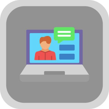 Görüntülü konuşma. Basit resimleme