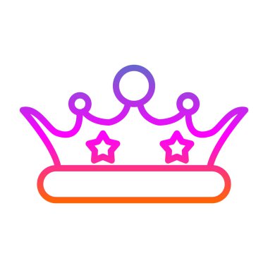 Kraliyet taç vektör illüstrasyon tasarımı