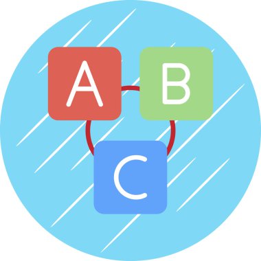 Bulut hesaplama simgesi. düz dizayn