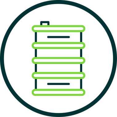 Enerji ve güç simgesinin vektör illüstrasyonu