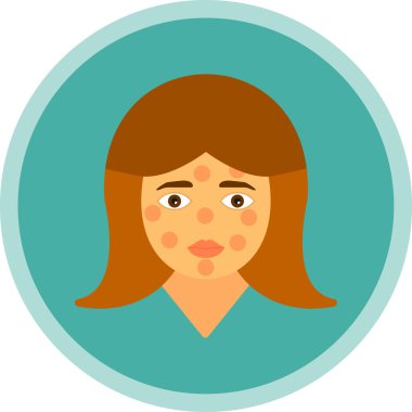 yüz ikonu. vektör illüstrasyonu