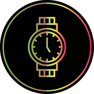 Wristwatch web icon simple illustration 