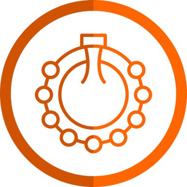 Modern bir simge tasarımının vektör illüstrasyonu