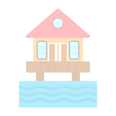 ev simgesi vektör illüstrasyonu