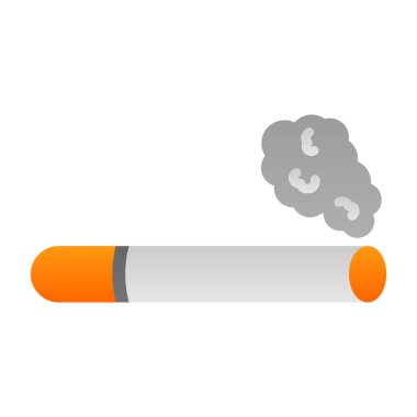 sigara ikonu vektör illüstrasyonu 