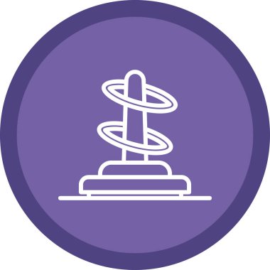 halka atma simgesi, vektör illüstrasyonu 