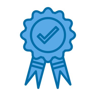 Madalya vektör simgesi kişisel ve ticari kullanım için vektör illüstrasyonu..