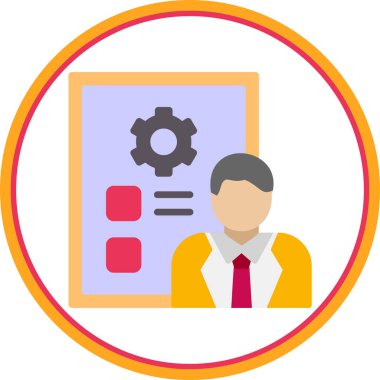 İş kavramı. Basit illüstrasyon