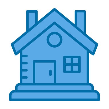 Kabin vektör simgesi modern basit illüstrasyon 