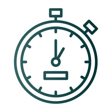 Kronometre simgesi çizimi 