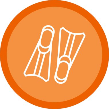 İki palet simgesi, vektör illüstrasyonu