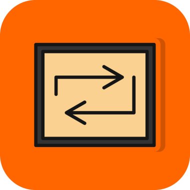 Web simgesi, vektör illüstrasyonunu tekrarla