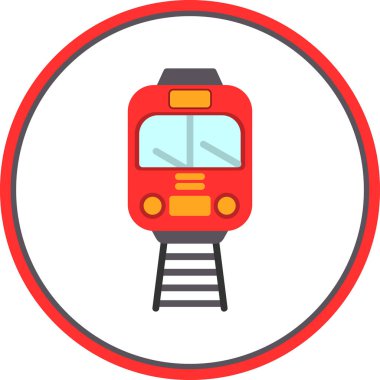 vector illustration of a subway icon