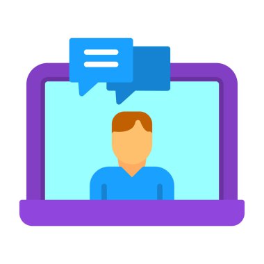 çevrimiçi web simgesi vektör illüstrasyonu