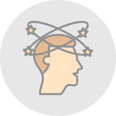 yaratıcı vektör simgesi modern basit vektör çizimi