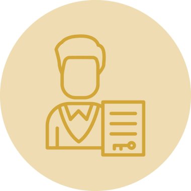 Modern simgenin vektör illüstrasyonu