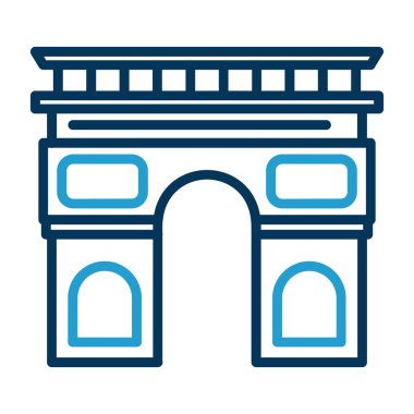 Kapı. Web simgesi basit illüstrasyon