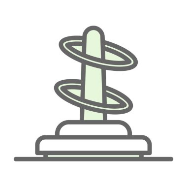 halka atma simgesi, vektör illüstrasyonu 