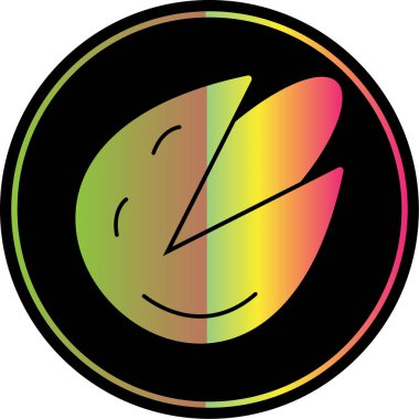 Fıstıklı fıstık. Web simgesi basit illüstrasyon 