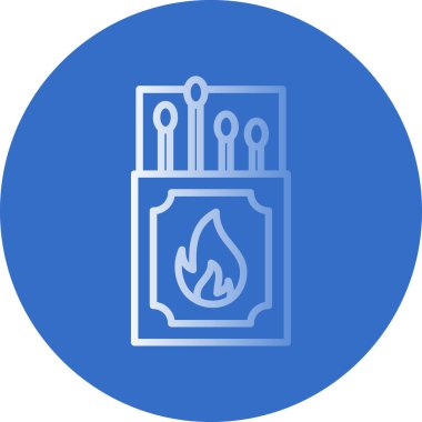 Simge vektör illüstrasyonunu basit tasarımla eşleştirir