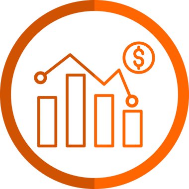 Ölçümleme, iş analizi vektör çizgisi simgesi