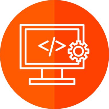 Web tasarım geliştirme simgesi 