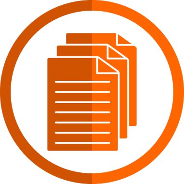 belge simgesi vektör illüstrasyonu 