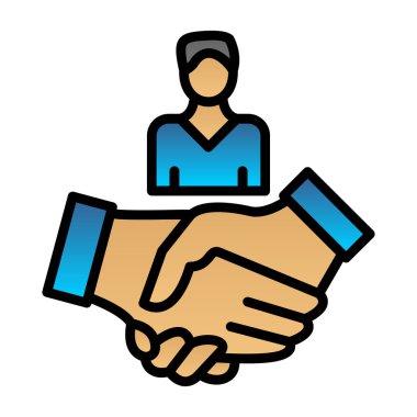 Tokalaşın. Web simgesi vektör illüstrasyonu