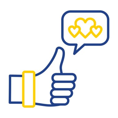 Elleri simge gibi havada.