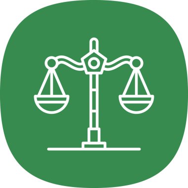 Eşitlik. Web simgesi basit illüstrasyon