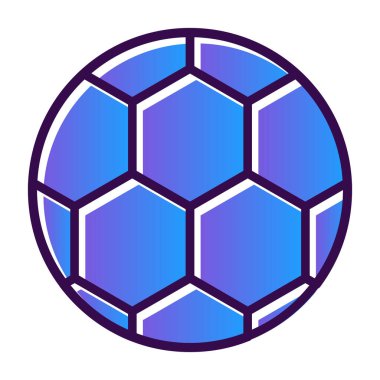 ball icon, vector illustration simple design