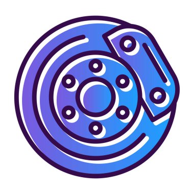 Vektör çizimi. Tekerlek simgesi. tekerlek.