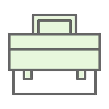 evrak çantası simgesi, vektör illüstrasyonu basit tasarım