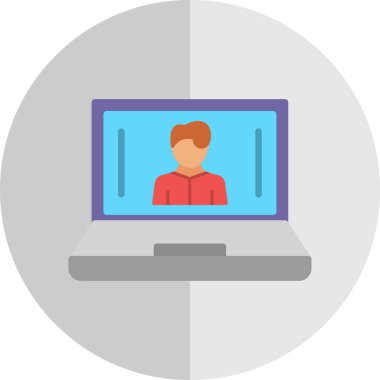 Video konferansı. Basit resimleme