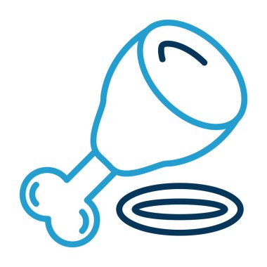 Bir bebek simgesinin vektör illüstrasyonu