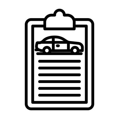 rapor simgesi vektör illüstrasyonu 