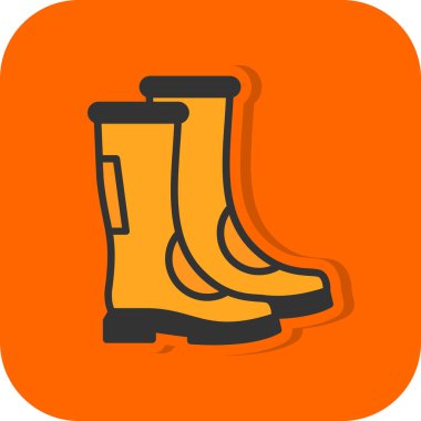 Welly bot simgesi, vektör illüstrasyon tasarımı