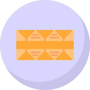 Yemek. Web simgesi basit illüstrasyon