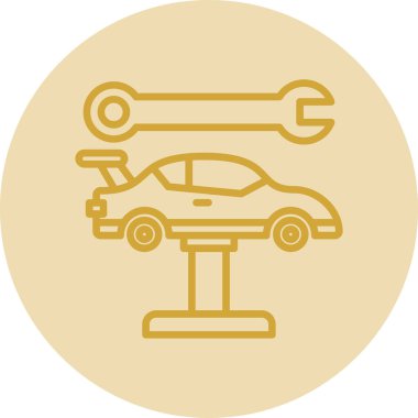 araba simgesi vektör illüstrasyonu