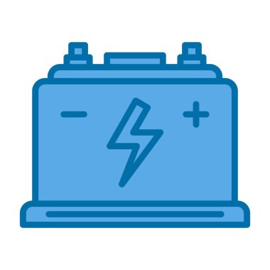 Pil. Web simgesi basit tasarım                       