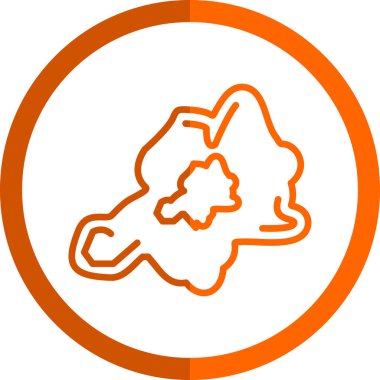 Harita iğnesi. Web simgesi