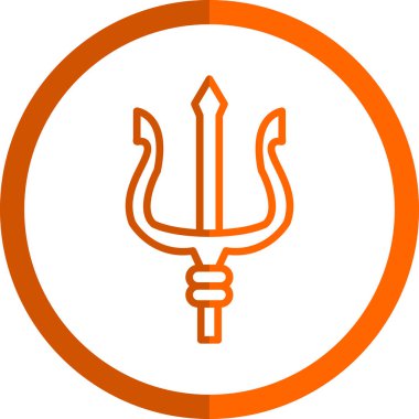 Bir kılıç simgesinin vektör illüstrasyonu