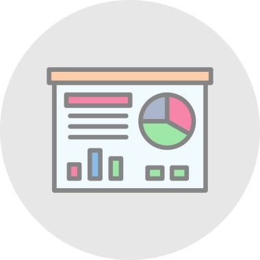 Sunuyu web simgesi, vektör çizim 