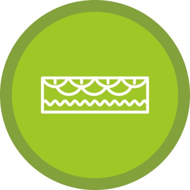 Benzersiz yastık vektörü simgesi