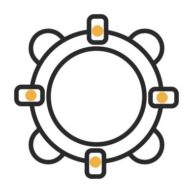 seo modern simgesinin vektör illüstrasyonu