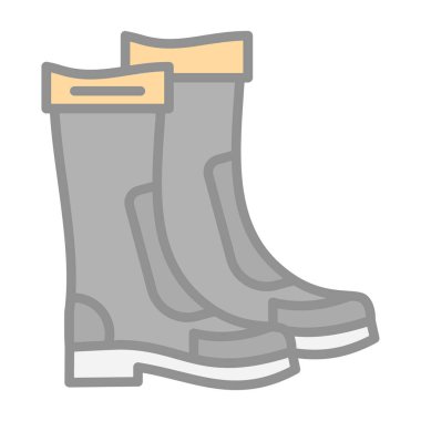 Welly bot simgesi, vektör illüstrasyon tasarımı